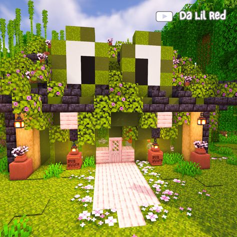 Recently, we built a frog sanctuary inspired by some kawaii-style frog vibes, and I love this build sm. The froggie tongue & blushing cheeks give this build so much character - I had fun building this one.⁠
⁠
#dalilred #minecraft #dalilredminecraft #dalilredletsplay #minecraftbuilder #minecraftbuilds #dalilredcozy #letsplay #minecraftbamboo #redsworld #dalilredsworld #minecraftjapanesebuild #minecraftfrog, #minecraftfrogbuild, Minecraft Flower Archway, Frog Sanctuary Minecraft, Minecraft Frog Enclosure, Frog Sanctuary, Frog Minecraft, Sanrio Minecraft, Minecraft Crafts, Minecraft Builds, Kawaii Style