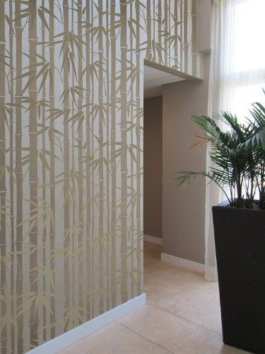 $79.95  - Stencil Bamboo Allover  Reusable wall stencils instead of wallpaper for DIY decor >>> You can find out more details at the link of the image. (This is an affiliate link) Expensive Wallpaper, Stencils For Walls, Large Wall Stencil, Wall Stencil Patterns, Geometric Stencil, Damask Stencil, Wallpaper Stencil, Stencil Painting On Walls, Leaf Stencil