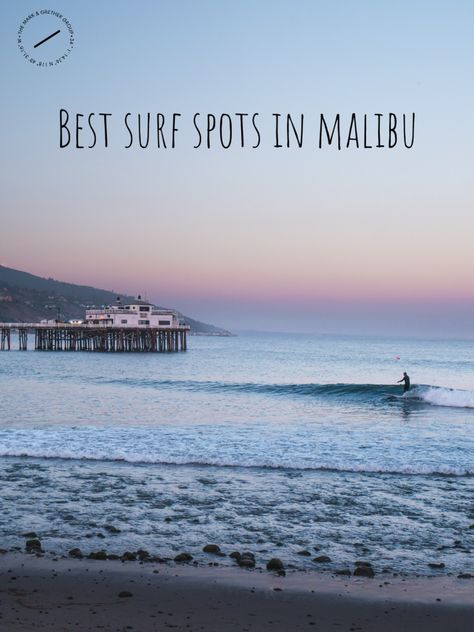 Malibu Surfing, Vintage Beach Photos, Malibu Surf, Best Surfing Spots, Malibu Pier, Surf Spots, Coastal City, Surf Design, Malibu Beaches