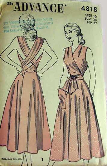 Vintage Fashion 1940s, 1940's Dresses, Dazzling Dresses, 40's Fashion, Fashion 40s, Dressmaking Patterns, Advance Patterns, Fashion 1940s, Vintage Dresses 1960s