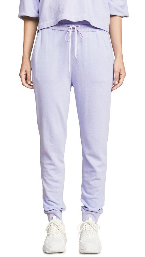 Damien Sweatpants White Leather Pants, Airport Outfit Summer, Cropped Wide Leg Trousers, Long Sleeve Playsuit, Tapered Sweatpants, Airport Outfits, Comfy Sweatpants, Floral Print Pants, Belt Jumpsuit