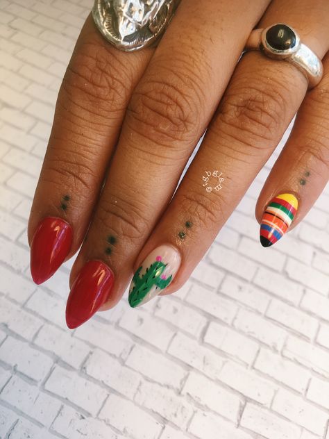 Cinco De Mayo Nails Ideas, Spring Nails2023, Pottery Motifs, Pastel Pottery, 3d Flower Nail Art, Spring Nails 2022, Overlay Ideas, Nail 2022, Mexican Nails