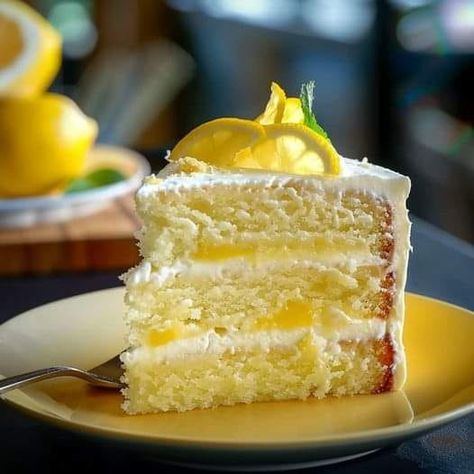 Heavenly recipes | Lemon 🍋 Velvet Cake + Lemon Cream Cheese Frosting | Facebook Lemon Velvet Cake Recipe, Heaven Cake Recipe, Lemon Heaven, Lemon Velvet Cake, Heaven Cake, Heavenly Recipes, Lemon Layer Cakes, Velvet Cake Recipes, Cake Lemon