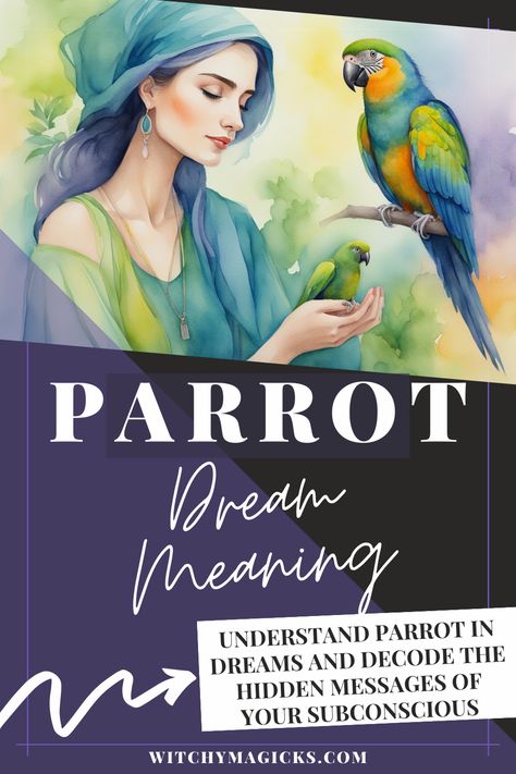 Ready to decode the mysteries of parrot dreams? Our insightful guide offers a comprehensive analysis of the symbolic meaning behind these colorful visitors to your subconscious mind. From communication issues to expressions of creativity and self-discovery, parrot dreams can provide valuable insights into your innermost thoughts and desires. #DreamAnalysis #DreamMeanings #DreamInterpretation Symbols Animals, Communication Issues, Dreams Meaning, Green Eyed Monster, Dream Meaning, Dream Meanings, Calm Before The Storm, Feeling Trapped, Hidden Messages