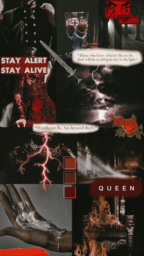 Dark Red Queen Aesthetic, Red Queen Backgrounds, Aries Astethic, Dark Royaltycore, Red Queen Wallpaper, Queen Aesthetic Wallpaper, Red Queen Aesthetic, Red Queen Quotes, Httyd Funny