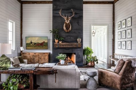 Wrapped Fireplace, The 50 States, Gas Lanterns, High Point Market, An Architect, The Glow, 50 States, Louisiana, Lake House