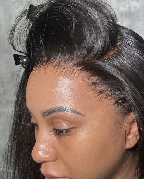 Melted Lace, Lace Install, Hair Theory, African Cooking, Classy Hairstyles, Bella Hair, Braided Cornrow Hairstyles, Blonde Lace Front Wigs, Hair Techniques