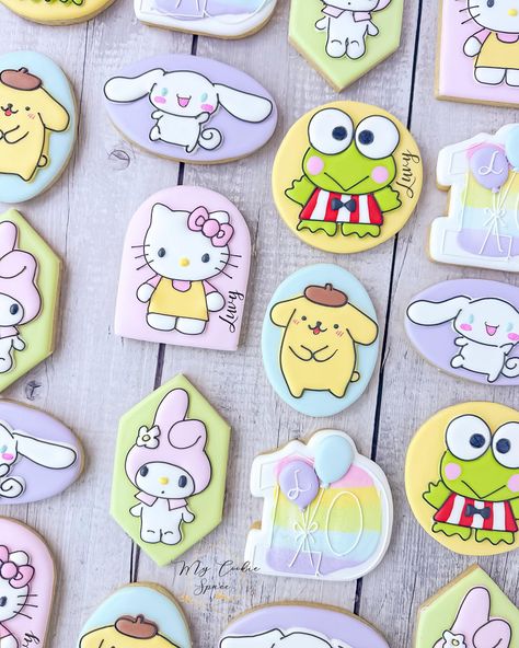 Is there anyone who doesn’t like Sanrio characters?! . . . . . . #mycookiespace #lacookies #labaker #lasweets #ladesserts #latreats #lapartyfavor #losangelescookies #losangelescustomcookies #customcookieslosangeles #losangelespartyfavors #partyfavorslosangeles #decoratedcookieslosangeles #sugarcookieslosangeles #fyp #foryoupage #fypシ #fypage #foryourpage❤️ #fypage✨ #lacookier #lacookielady #losangelescookier #sanrio #sanriocookies #sanriocore #sanriocharacters #sanrioparty #sanriobirthday #sa... Sanrio Cookies, Sugar Cookie Designs, Hello Kitty Party, Cookies For Kids, Cookies Decorated, Cat Party, April 19, Cookie Designs, Birthday Cookies