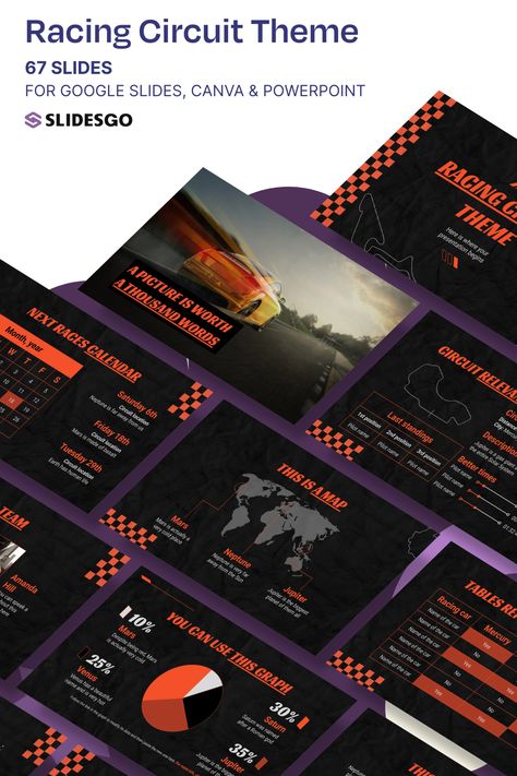 Racing Circuit Theme I Google Slides, Canva & PowerPoint Presentation Template Canva Powerpoint, Blank Document, Car Background, Theme Presentation, Presentation Maker, Powerpoint Tutorial, Teacher Toolkit, Template For Powerpoint, Icebreaker Activities