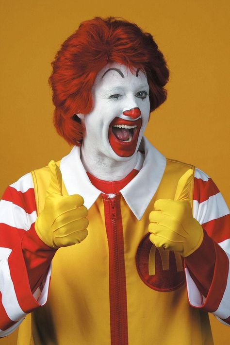 Ronald Mcdonald Costume, Homemade Crumpets, Mcdonalds Funny, Chicken Honey, Stay At Home Mum, Vinyl Bumper Stickers, Baked Vegetables, Clowning Around, A Clown