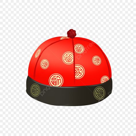 Birthday Hat Png, Cny Design, Chinese Style Illustration, Transparent Illustration, Chinese Hat, New Years Hat, Christmas Typography, Creative Profile Picture, Lantern Festival