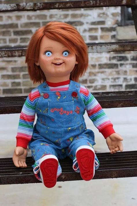 Good Guy Chucky Good Guy Doll, Slasher Icons, Scary Chucky, Horror Villians, Chucky Horror Movie, Good Guy Doll, Redhead Doll, All Horror Movies, Childs Play Chucky