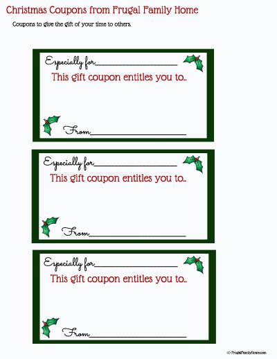 Coupons-Printable-for-Christmas Christmas Coupon Template Free Printables, Christmas Coupons Printable, Christmas Coupon Ideas, Diy Dinner, Elf Crafts, Christmas Coupons, Free Printable Coupons, Frugal Family, Easter Printables Free