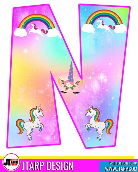 Unicorn Party Printables Free: Alphabet Letters and Number - JTarp Birthday Tarpaulin Background, Unicorn Letters, Unicorn Alphabet, Birthday Tarpaulin Design, Free Printable Banner Letters, Unicorn Backdrop, Unicorn Banner, Printable Banner Letters, Happy 50th Anniversary