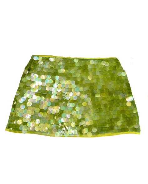 MOST WANTED 🍋‍🟩 Glitter Mini Skirt, Swag Clothing, Imvu Outfits Ideas Cute, Danielle Guizio, Green Mini Skirt, July 16, Most Wanted, Summer Color, Green Skirt