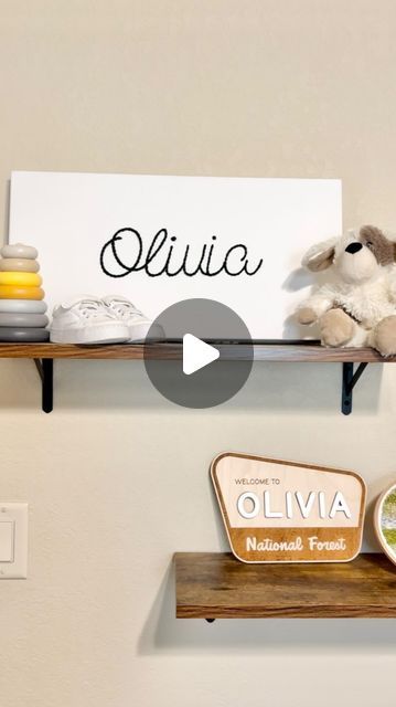 Sam | DIY Embroidery Kits, Crafts, & Tutorials on Instagram: "Comment NAMESIGN and I’ll send you a link to my custom name patterns & my free chain stitch tutorial.🤍

This project is so cozy & fun! I love the touch it gives to Olive’s nursery. I’d love to see some other people try it out!

What do you think?🫶🏼

#embroidery #handembroidery #diycrafts #diycraft #embroidered #babyrooms #nurserydecor #momlife #diyohmyohmy #handembroidered #diyembroidery" Chain Stitch Tutorial, Diy Embroidery Kit, Stitch Tutorial, Diy Embroidery, Chain Stitch, Embroidery Kits, Grandchildren, Try It, Baby Stuff