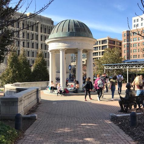 The George Washington University, George Washington University Aesthetic, Washington Dc Aesthetic, Romanticizing College, College Decision, The Places Youll Go, Dc Aesthetic, Bed Party, Phd Life