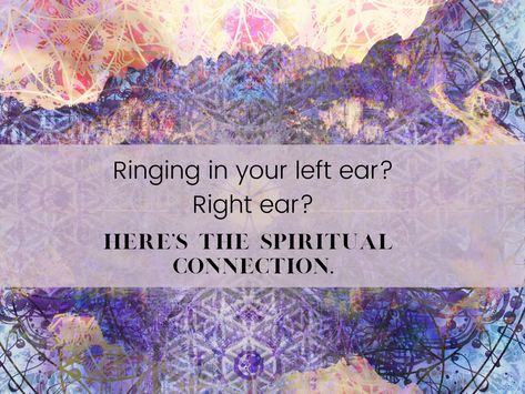 Spiritual Meaning of Ears Ringing — The Angel Writer Ears Ringing Meaning, Ears Ringing, Spiritual Art Soul, Metaphysical Spirituality, Happy Signs, Spiritual Awakening Signs, Feeling Discouraged, Angel Guidance, Spiritual Truth