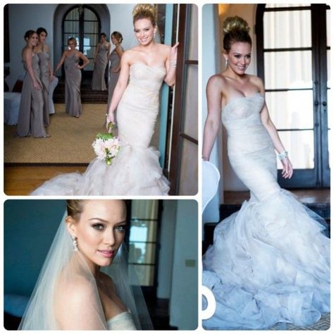 Hilary duff wedding dress Check more at http://luxurybrides.net/dress/hilary-duff-wedding-dress/ Hilary Duff Wedding Dress, Hilary Duff Wedding, Parisian Wedding Theme, Dress Name, Hillary Duff, Sunday Dress, Wedding Reception Dress, Used Wedding Dresses, Hilary Duff