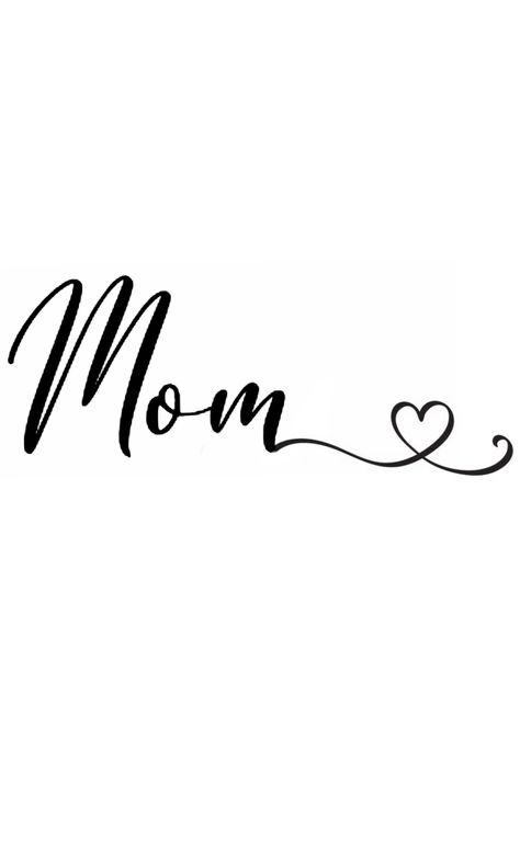 Mom In Cursive, Miracle Tattoo, Mom Tattoo, Mommy Quotes, Dad Tattoos, Memorial Tattoo, Random Art, Name Tattoos, Mom Tattoos