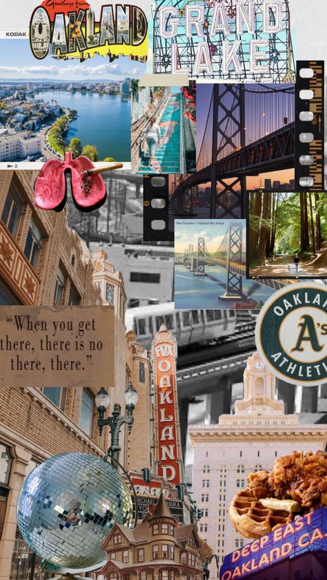 Oakland Aesthetic, Yay Area, Oakland City, Desert Ideas, Oakland A’s, City Family, Digital Graphic Design, Oakland California, April 2024