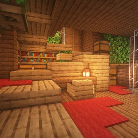 BuildingBuilds en Instagram: “What do you think about that ? ———————————————- [Version: Java 1.14.4] [Shader: BSL ] [Texture Pack: Default…” Minecraft Bedroom Designs In Game, Minecraft Attic Bedroom, Rustic Minecraft Interior, Minecraft Cave Bedroom, Minecraft Tiny House Interior, Minecraft Bedroom Ideas Game Aesthetic, Minecraft Home Interior, Minecraft Bedroom Ideas Game, Chalet Minecraft