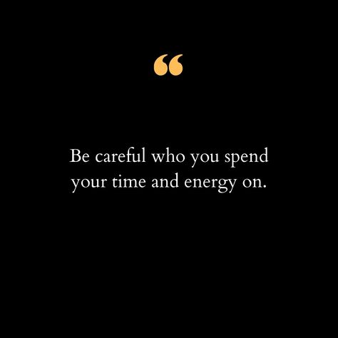 In life, time and energy are two of the most precious resources we have. They are limited, and once spent, they cannot be regained. This is why it’s so important to be mindful of who we invest them in. Surround yourself with people who uplift and inspire you, those who bring out the best in you and help you grow. It’s easy to get caught up in the lives of others, but not everyone deserves your attention or your effort. Prioritize those who value and respect you, and let go of relationships th... Be Careful Who You Surround Yourself With, People Who Bring You Down, Not Everyone Deserves Your Energy, Surround Yourself With People Who, Surround Yourself With People, Protect Your Peace, Mindset Motivation, Be Mindful, Choose Wisely