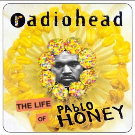 Radiohead Pablo Honey, Radiohead Poster, Radiohead Albums, Radiohead Songs, Tapestry Headboard, Pablo Honey, Surf Music, Power Pop, J Pop