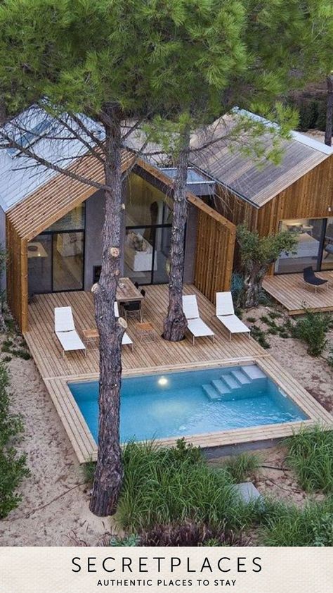 Tiny House Hotel, Hotel Design Architecture, Boutique Hotels Design, Piscina Interior, Hotel Exterior, Eco Hotel, Small Luxury Hotels, Best Boutique Hotels, Hotel Architecture