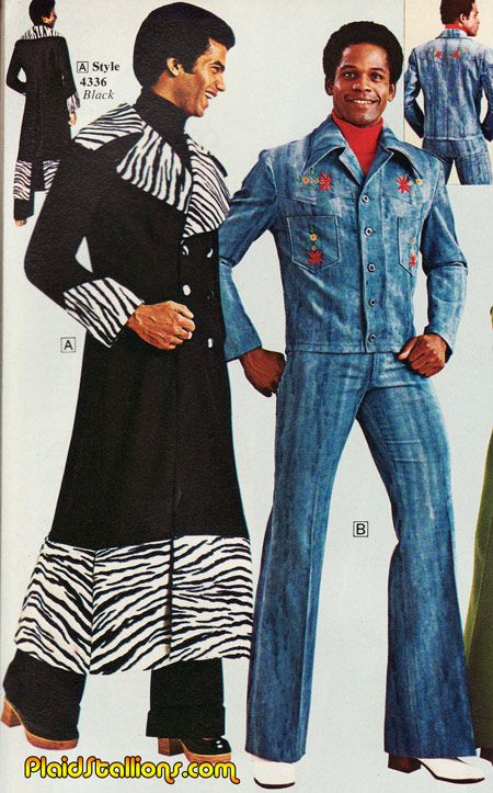 Not going to lie, I would still kill for that zebra jacket. 70's Outfits, 1970s Mens Fashion, 70s Fashion Men, Look Disco, 70s Mens Fashion, Boogie Wonderland, 1970s Men, 70s Men, Western Outfits Men