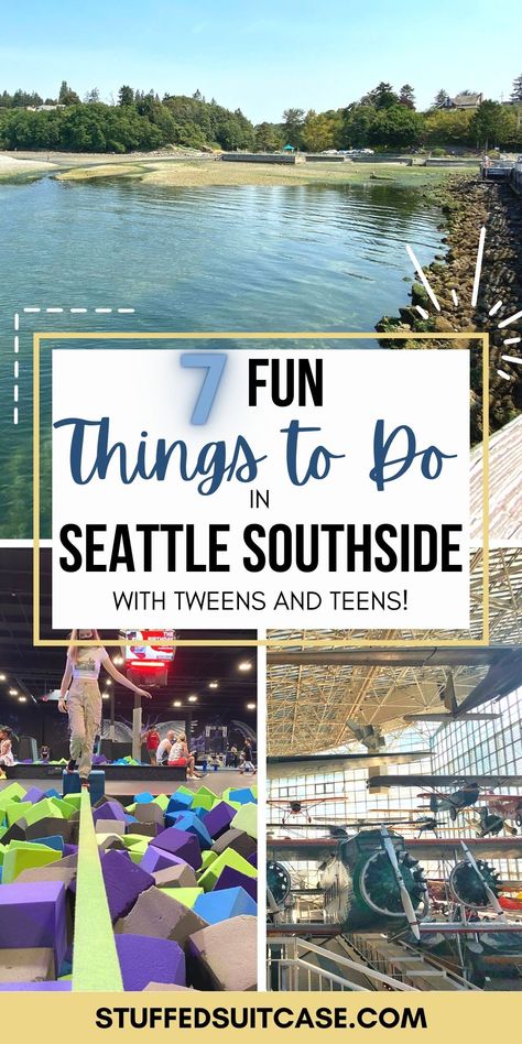 7 Fun Things to Do in Seattle Southside (near the Airport) with Tweens and Teens Seattle With Teens, Seattle Life, Seattle Airport, Things To Do In Seattle, Indoor Skydiving, Seattle Travel, Wa State, Downtown Seattle, Fun Activities To Do