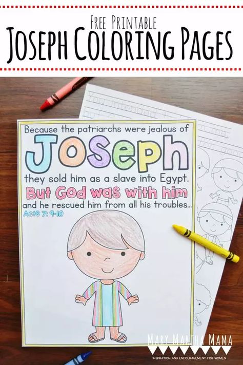 Joseph's Coat Of Many Colors Craft, Joseph Craft, Bible Buddies, Joseph Bible, Christian Classroom, Christian Preschool, Sunday School Classroom, Scripture Coloring, Mary And Joseph