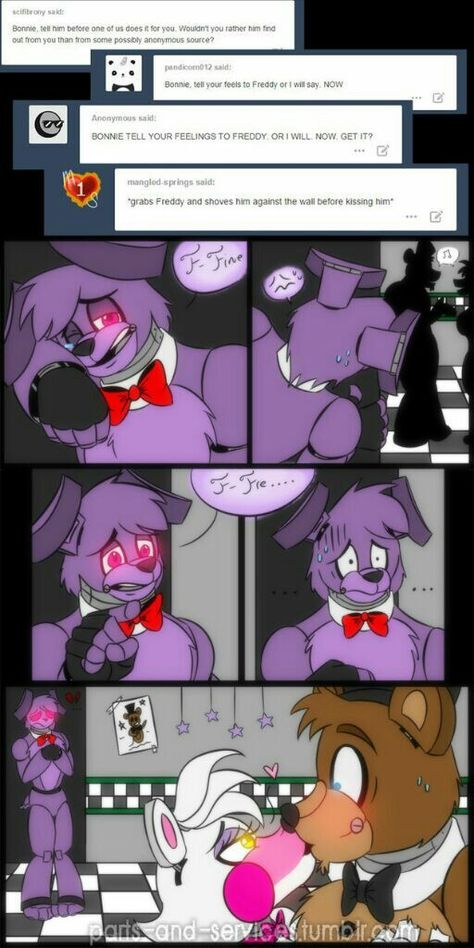 Fnaf Ship Fanart, Fronnie Fnaf Fanart, Fronnie Fnaf Comic, Fnaf Ships Fanart, Fnaf Fronnie, Fnaf Bonnie Fanart, Bonnie X Freddy, Fronnie Fnaf, Fnaf Ship