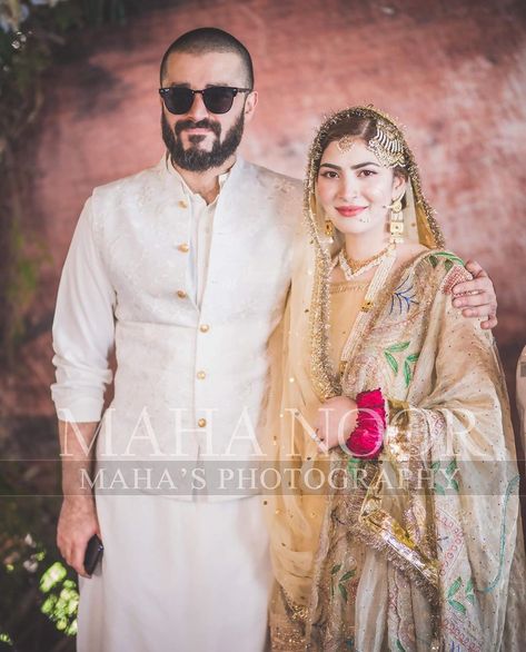 Hamza Ali Abbasi, Naimal Khawar, Pakistan Bride, Bridal Mehndi Dresses, Pakistani Formal Dresses, Nikkah Dress, Bridal Dresses Pakistan, Pakistani Wedding Outfits, Bridal Dress Fashion