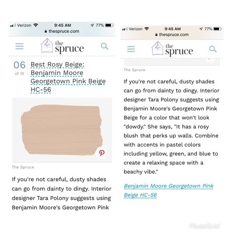 Benjamin Moore Georgetown Pink Beige, Inspirational Wallpapers, Benjamin Moore, Pink Beige, Pink, 10 Things, Color, Design