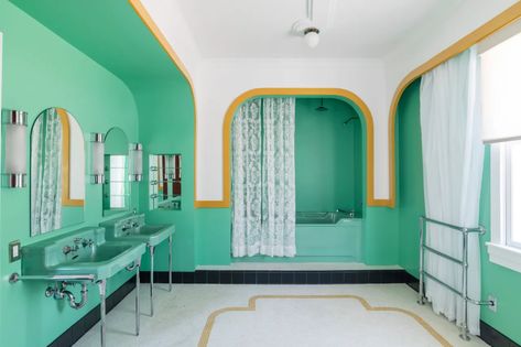 Stanley Hotel has re-created the terrifying bathroom from "The Shining" Shining Bathroom, The Shining Bathroom, The Shining Room, Fancy Sink, Room 237, Stanley Hotel, The Stanley Hotel, Historic Restoration, Hotel Owner