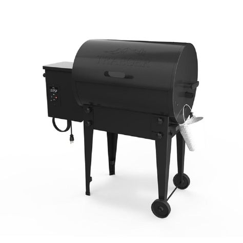 Traeger TFB30KLF Tailgater 20 Grill, Black Barrel Grill, Patio Oasis, Pellet Grills Smokers, Wood Fired Cooking, Wood Pellet Grills, Pellet Grills, Wood Pellet, Outdoor Grills, Traeger Grill