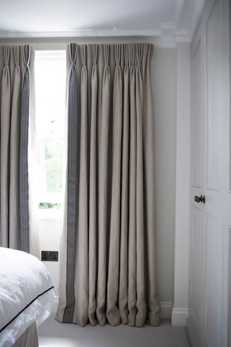 Curtains Ripplefold Curtains, Drapery Styles, Style Salon, Curtains Ideas, Curtain Styles, Bedroom Curtains, Curtains Living, Custom Drapes, Pleated Curtains