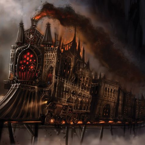 EA Gear - Infernal Train Mini Lithograph - Alice: Madness Returns - Titles American Mcgee’s Alice, Alice Liddell, Alice Madness Returns, Alice Madness, Train Art, Were All Mad Here, Fantasy Places, Steampunk Art, Electronic Art