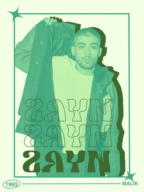 Zayn Malik Aesthetic Poster, Zayn Malik Poster, Zayn Poster, Zayn Album, 1d Poster, Zayn Malik Wallpaper, Vintage Template, Vintage Poster Design, Room Prints