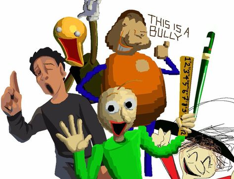 Baldis Basics Fanart, Baldi Fanart, Baldi's Basics Fanart, Baldi Basics, Baldis Basics, Baldi's Basics, Unfinished Business, Horror Fiction, Me Too Meme