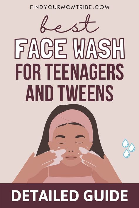 Searching for the best face wash for teenagers? Check our list and find the most effective skin products for the whole family! Face Washes For Acne, Acne Skin Routine, Face Wash Routine, Face Skin Routine, Face Cleaning Routine, The Best Face Wash, Scrub For Face, Sensitive Skin Face Wash, Face Washing Routine