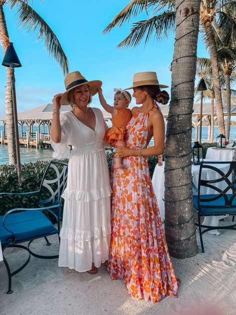 The colors of this dress are so pretty! Key West Outfits, Caitlin Covington, Vacation 2024, Southern Curls And Pearls, Summer Outfits Men Streetwear, Jamaica Vacation, Family Summer, Sleeve Swimsuit, Summer Life