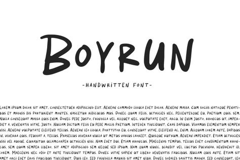 Boyrun is a natural handwritten font that will put a fun twist on your next design project. Have fun combing the uppercase and lowercase letters together for an authentic design. Try before you buy Boyrun font for iOS, Android, macOS, or Windows for free, or you can download the full version with a commercial license […] The post Boyrun Font appeared first on FreeFontDL. Apparel Photography, Animated Fonts, Font Love, Branding Poster, Handwritten Type, Free Handwritten Fonts, Caps Style, Unique Typography, Handwritten Typography