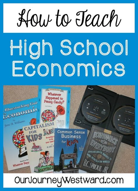 How To Teach High School Economics via @cindykwest High School Economics, Learn Economics, Personal Financial Literacy, Teaching Economics, Consumer Math, Economics Lessons, High School Lesson Plans, High School Curriculum, High School Activities