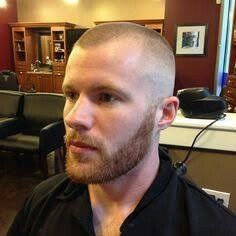 Buzzcut Men, Gents Hairstyles, Buzz Cut With Beard, Buzz Haircut, Balding Mens Hairstyles, High And Tight Haircut, Hairstyles For Receding Hairline, Bald With Beard, Hot Haircuts