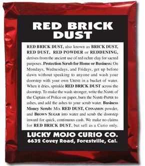 Herb Magic Catalogue: Red Brick Dust Red Brick Dust, Herb Magic, Magick Herbs, Hoodoo Rootwork, Brick Dust, Hoodoo Magic, Hoodoo Conjure, Wiccan Rituals, Hoodoo Spells