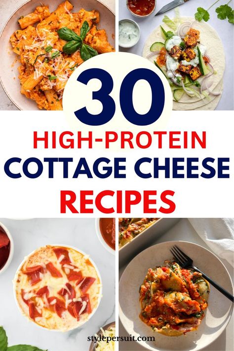 Cottage cheese is not only delicious but also incredibly versatile, making it a fantastic ingredient for those looking to add more protein to their diet. Packed with nutrients like calcium, phosphorus, and B vitamins, cottage cheese can be used in a myriad of recipes to boost their protein content. Check out these 20 mouthwatering high-protein cottage cheese recipes that you must try. Cottage Cheese For Protein, High Protein Meal Prep Cottage Cheese, Recipes To Use Up Cottage Cheese, Cottage Cheese And Pb2, Cottage Cheese Recipes Blended, Savory Cottage Cheese Breakfast, Protein Powder And Cottage Cheese, Savoury Cottage Cheese Recipes, Cottage Cheese Baked Eggs