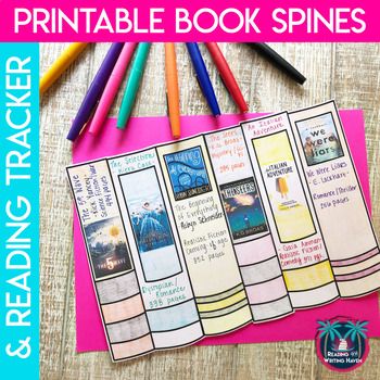 Independent Reading Printable Book Spines and... by Reading and Writing Haven | Teachers Pay Teachers Reading Accountability, Independent Reading Activities, Vocabulary Ideas, Secondary Ela Classroom, Just Right Books, Tracking Reading, Reading Graphic Organizers, Book Spines, Classroom Decor High School