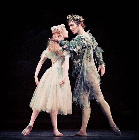 "A Midsummer Night's Dream" Alina Cojocaru & Johan Kobborg A Midsummer Night's Dream Ballet, Midsummer Night's Dream Ballet, A Midsummer Night's Dream Aesthetic, Midsummer Nights Dream Aesthetic, Titania And Oberon, Sarah Lamb, Dream Photo, A Midsummer Night's Dream, Swan Queen